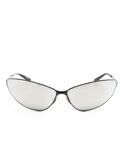 Balenciaga Oversize-frame Sunglasses In 褐色