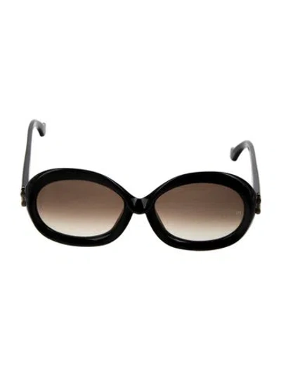 Pre-owned Balenciaga Oversize Gradient Sunglasses In Black