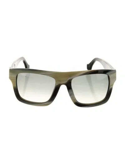 Pre-owned Balenciaga Oversize Gradient Sunglasses In Black