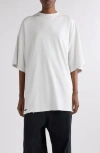 Balenciaga Oversize Graphic T-shirt In White