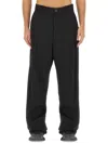 Balenciaga Black Tailored Large Fit Trousers In Black