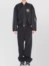 Balenciaga Oversize Ribbed Trims Sleeve Pocket In Black
