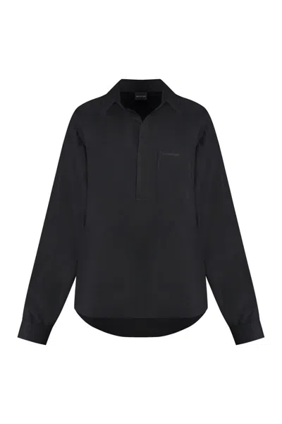 Balenciaga Women's Oversize Shirt In Black