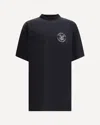 Balenciaga Oversize T-shirt In Black