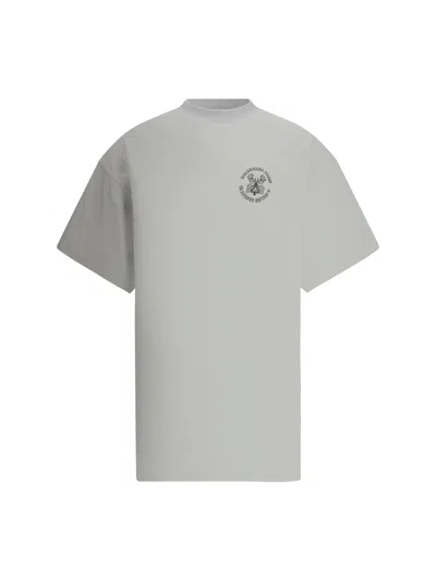 Balenciaga Oversize T-shirt In Gray