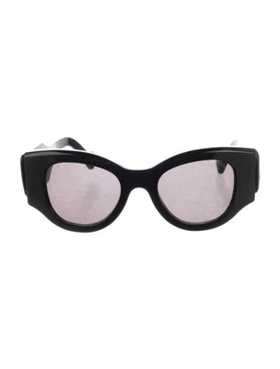 Pre-owned Balenciaga Oversize Tinted Sunglasses In Black