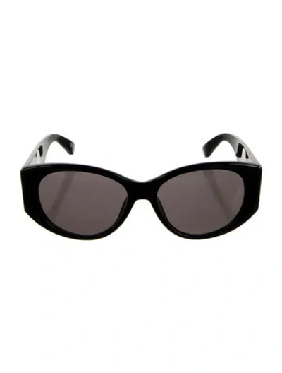 Pre-owned Balenciaga Oversize Tinted Sunglasses In Black