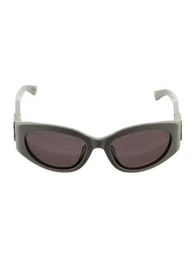 Pre-owned Balenciaga Oversize Tinted Sunglasses In Neutral