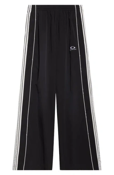 Balenciaga Large Tracksuit Pants In Black