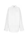 Balenciaga Long-sleeved Shirt In White