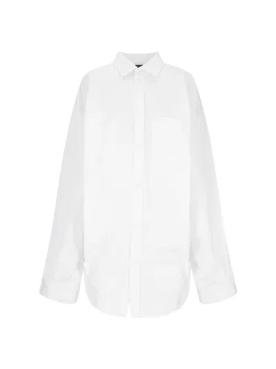 BALENCIAGA OVERSIZED ASYMMETRIC SHIRT