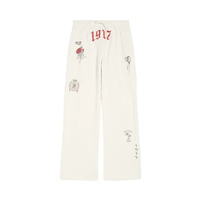Pre-owned Balenciaga Oversized Baggy Sweatpants 'cream' | Men's Size M In White