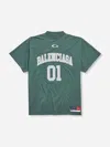 Balenciaga Graphic Print Basketball Short Sleeve T-shirt In Green