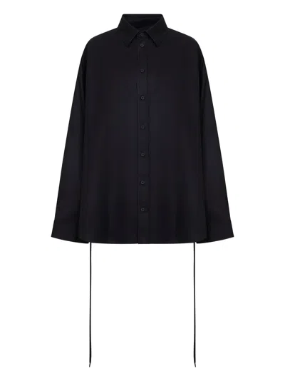 Balenciaga Oversized Black Shirt