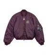 Balenciaga Oversized Bomber Jacket In Pink