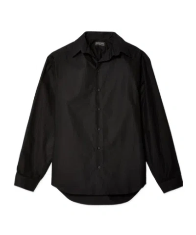 Balenciaga Women Suspended Shirt Dress In Black