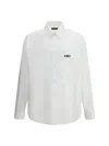Balenciaga Relaxed Fit Shirt Button-down Collar In White