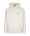 Balenciaga Oversized Cotton Sweater In White