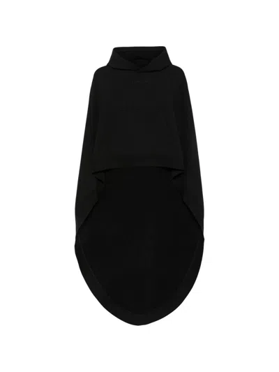 Balenciaga Oversized Cotton Sweatshirt In Black