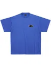 BALENCIAGA ROYAL BLUE POLITICAL CAMPAIGN T-SHIRT FOR MEN