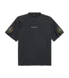 Balenciaga T-shirt Oversize In Cotone Ardesia  Uomo In Black