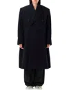 Balenciaga Oversized Double-breasted Wool-blend Jacket In Blue