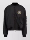 Balenciaga Black Polyamide Large Fit Bomber Jacket In Black