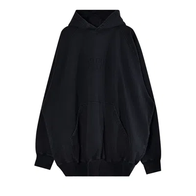 Pre-owned Balenciaga Oversized Hoodie 'washed Black' | Men's Size 38