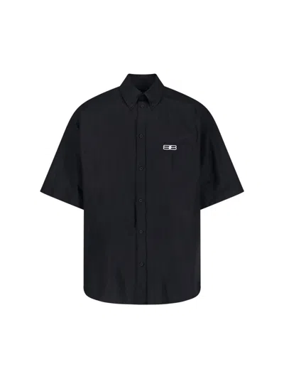 BALENCIAGA OVERSIZED LOGO SHIRT