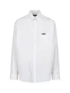 Balenciaga Relaxed Fit Shirt Button-down Collar In White