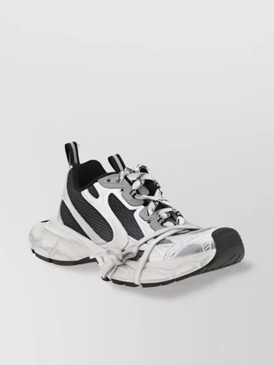 BALENCIAGA OVERSIZED MESH DOUBLE TONGUE SNEAKERS