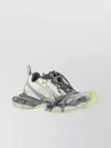 Balenciaga 3xl White/grey/green Coloured Mesh And Polyurethane Sneaker In Multi