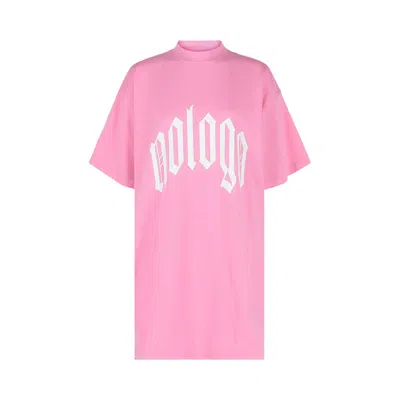 Pre-owned Balenciaga Oversized No Logo T-shirt 'pink/white' | Women's Size 1