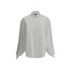Balenciaga White Double-breasted Tailored Shirt In White