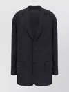 Balenciaga Single-breasted Blazer In Blue
