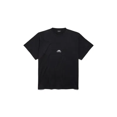 Balenciaga Oversized Street Style T-shirt For Men In Black