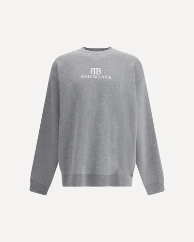 Balenciaga Crewneck Sweater 818422t3368 1380 In Gray