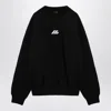 Balenciaga Beverly Hills Logo Hooded Sweatshirt In Black