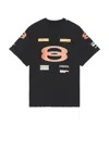 Balenciaga Black Crewneck Logo Oversize T-shirt