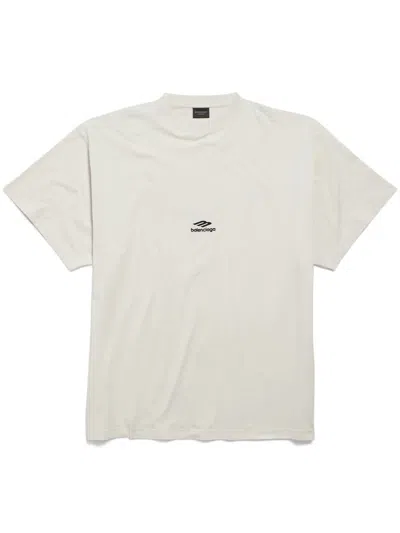 Balenciaga Oversized T-shirt Clothing In Gray