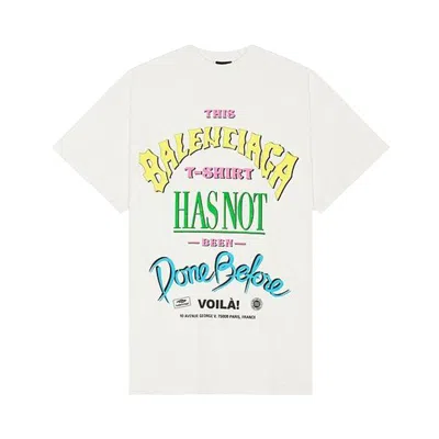 Pre-owned Balenciaga Oversized T-shirt 'dirty White' | Men's Size 1