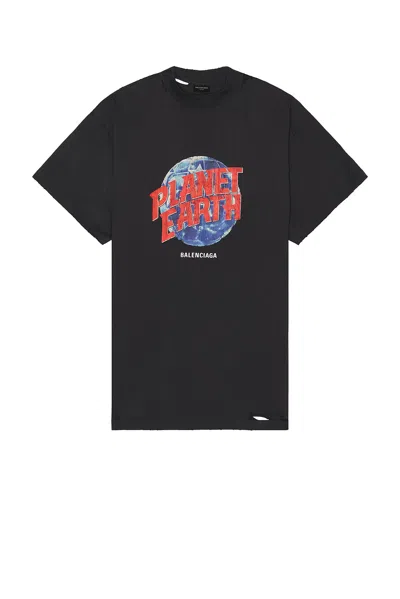 Balenciaga Graphic Print T-shirt In Graphic Printed On Front