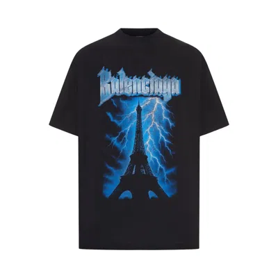 Pre-owned Balenciaga Oversized T-shirt 'black' | Men's Size L