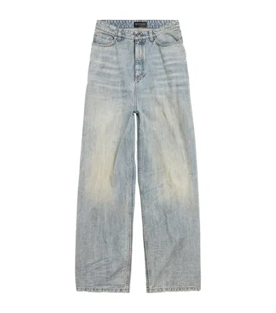 BALENCIAGA OVERSIZED WIDE-LEG JEANS