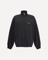 Balenciaga Oversized Windbreaker Jacket In Black