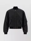 Balenciaga Padded Bomber Jacket Side Pockets In Black