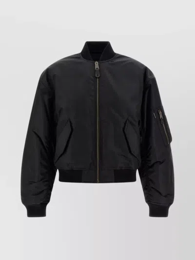 BALENCIAGA PADDED BOMBER JACKET SIDE POCKETS