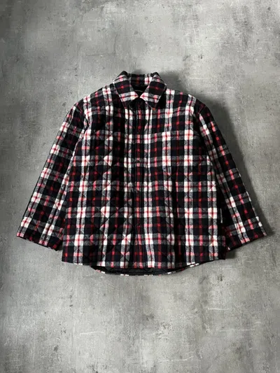 Pre-owned Balenciaga Padded Flannel Heavyweight Jacket Wool
