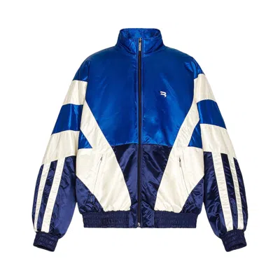 Pre-owned Balenciaga Padded Tracksuit Jacket 'royal Blue' | Multi-color | Men's Size 48