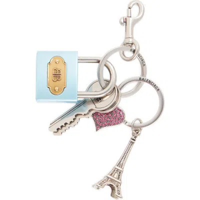 Balenciaga Padlock Key Ring Bag Charm